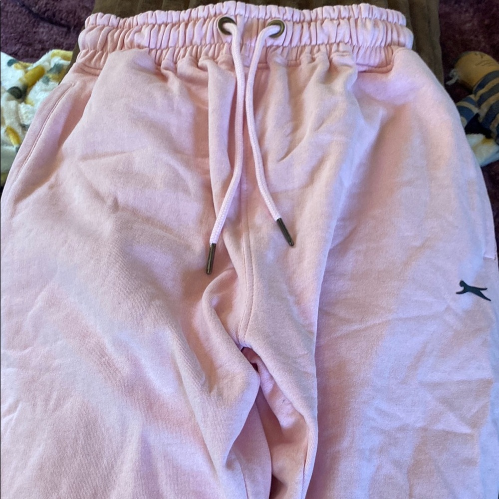 Soft Pink Slazenger Elastic Waist Joggers